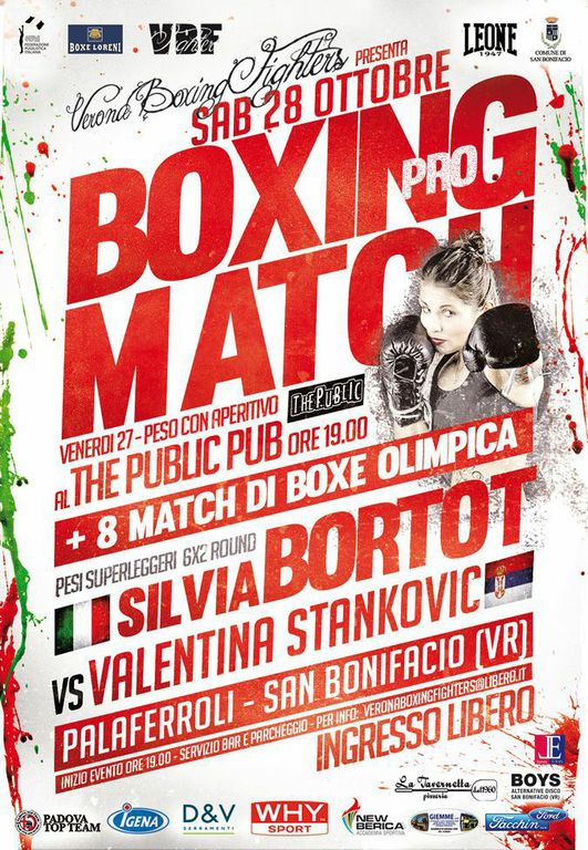 Boxing match PRO - Silvia Bortot VS Valentina Stankovic